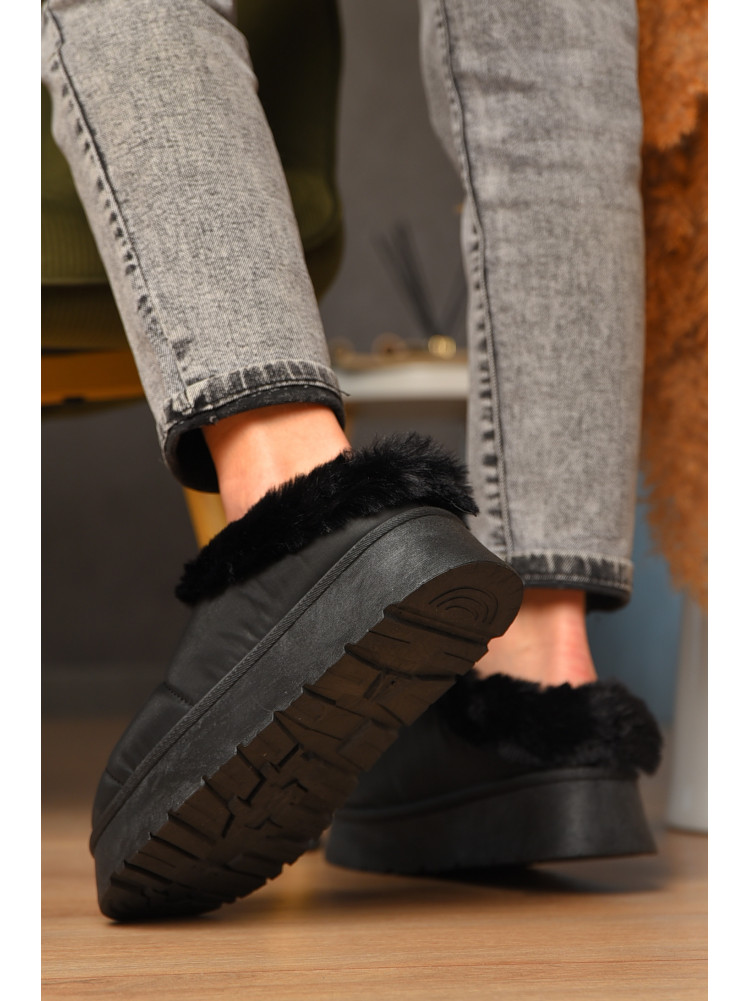 Уггі жіночі на хутрі чорного кольору М 159 208350C