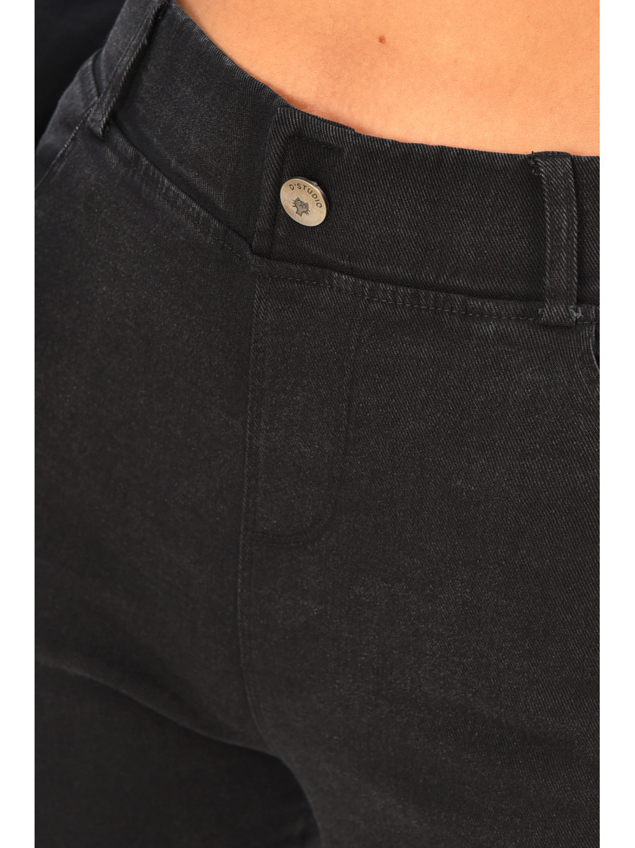 Джинсы женские однотонные черного цвета А4030-6В 208367C