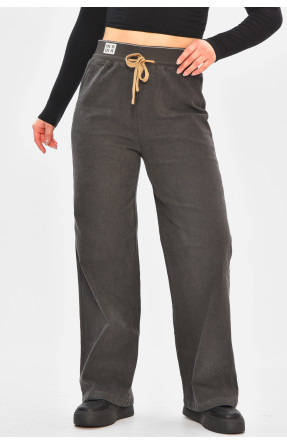 Штани жіночі однотонні чорного кольору 510-4 208385C Штани жіночі однотонні чорного кольору 510-4 208385C