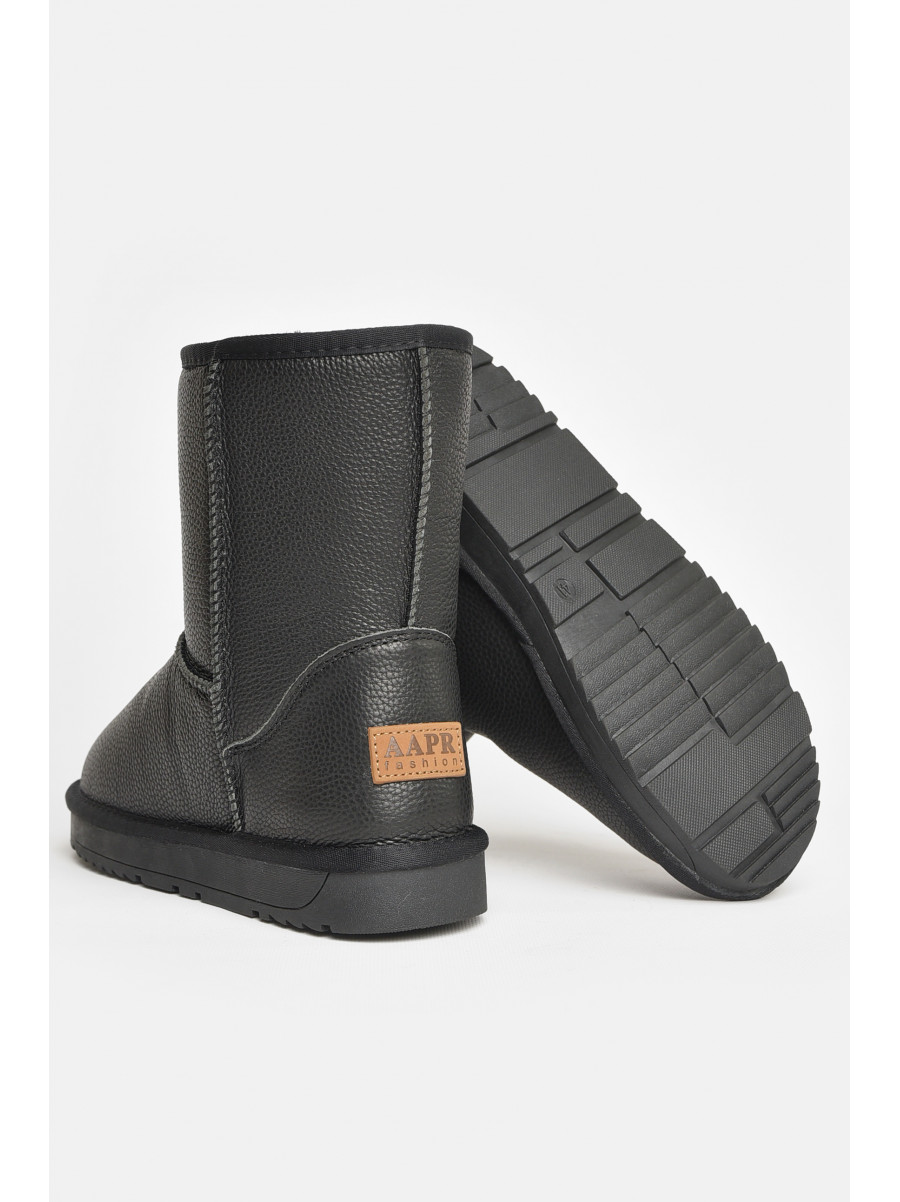 Уггі чоловічі чорного кольору на хутрі Н8825-1 208388C