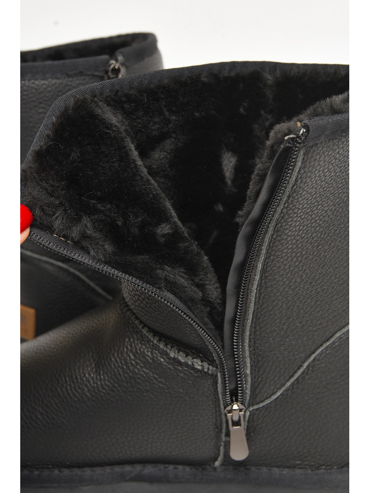 Уггі чоловічі чорного кольору на хутрі Н8825-1 208388C