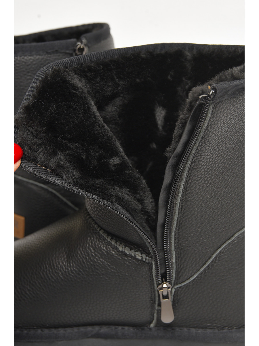 Уггі чоловічі чорного кольору на хутрі Н8825-1 208388C