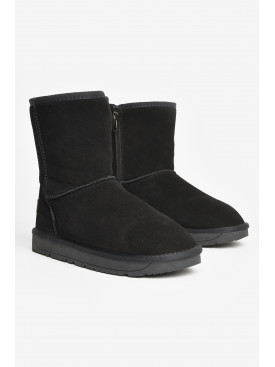 Уггі чоловічі чорного кольору на хутрі Н8825 208389C Уггі чоловічі чорного кольору на хутрі Н8825 208389C