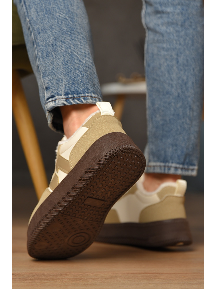 Кросівки жіночі демісезонні світло-бежевого кольору 777-2636 208392C