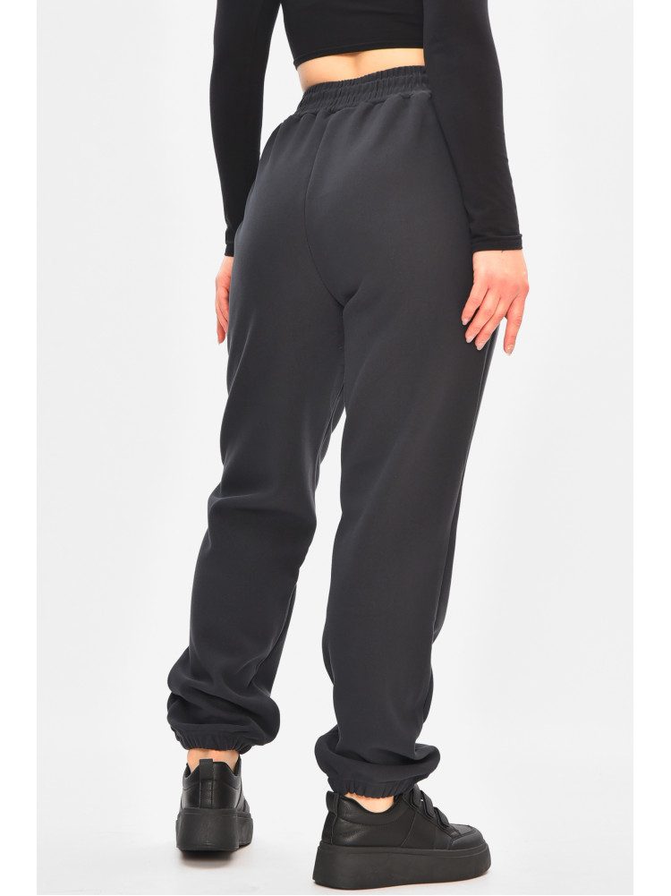 Спортивні штани жіночі на флісі темно-синього кольору А2109-2 208422C