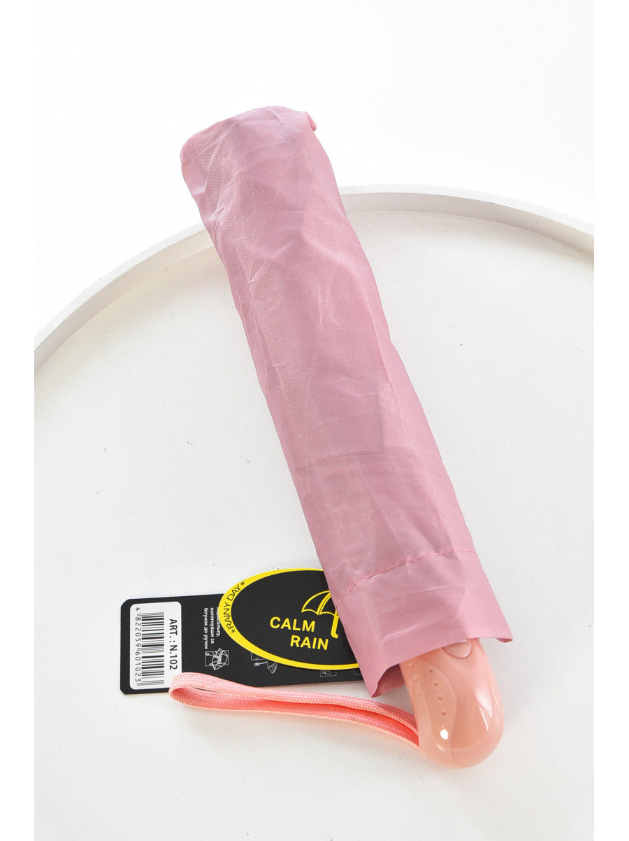 Зонт полуавтомат светло-розового цвета 102 208428C