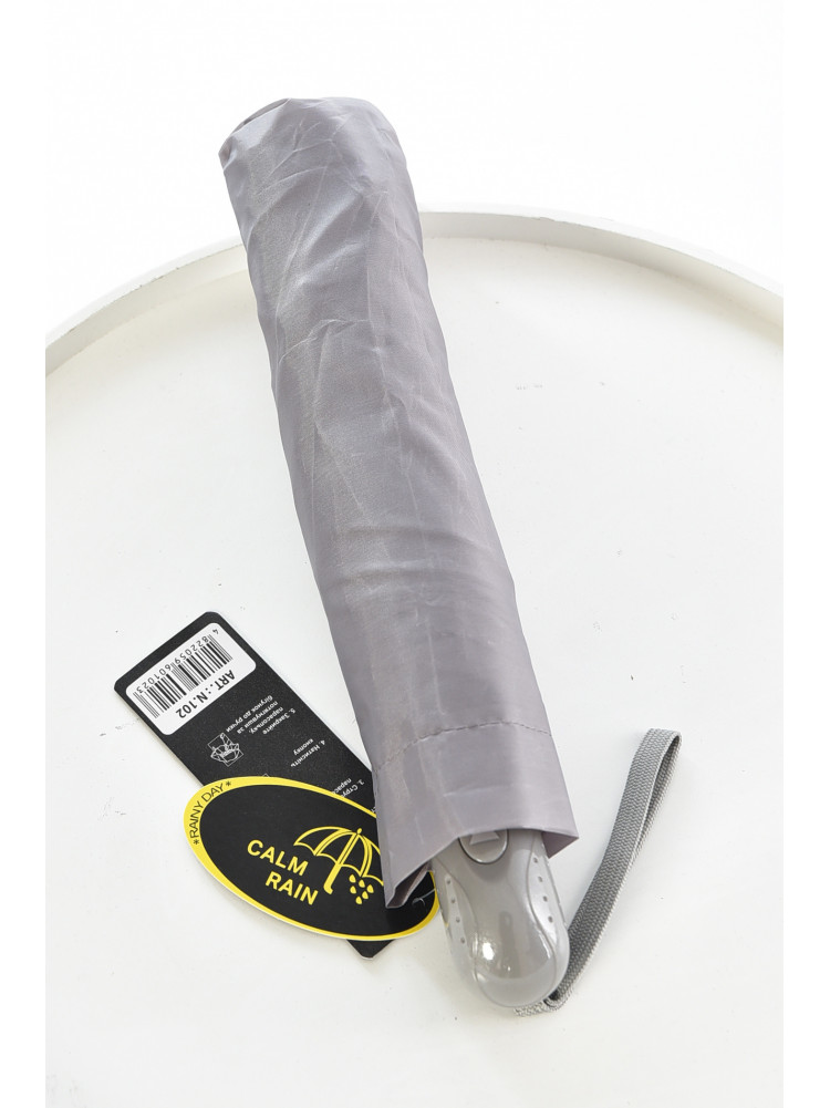 Зонт полуавтомат серого цвета 102 208430C