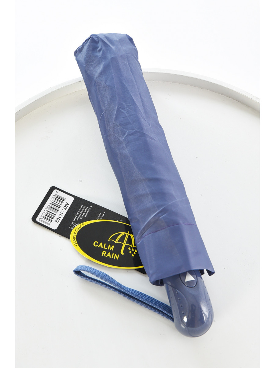 Зонт полуавтомат синего цвета 102 208431C