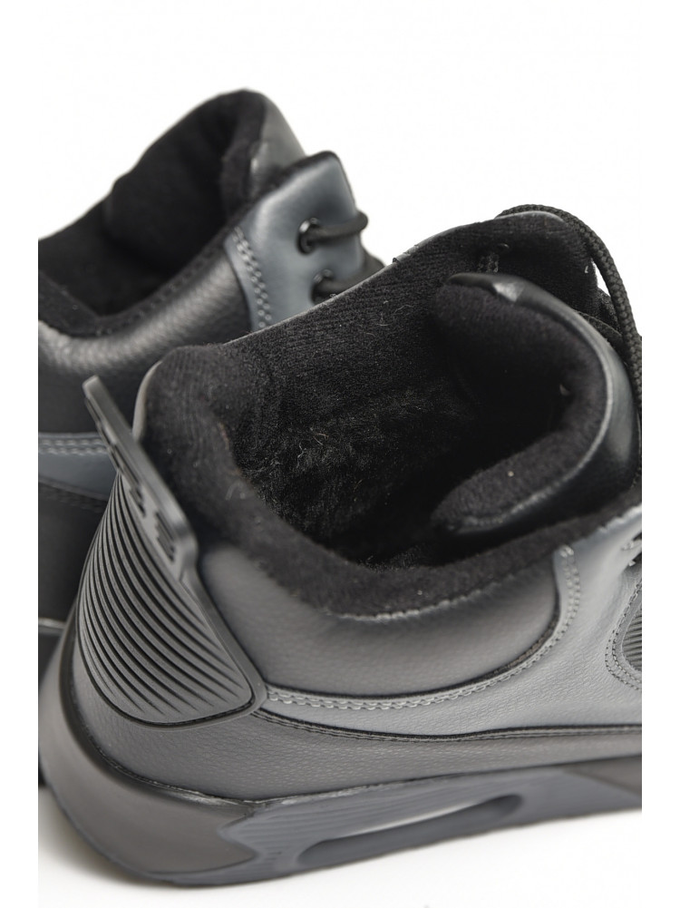 Кросівки чоловічі зимові чорно-сірого кольору А801-8L 208432C