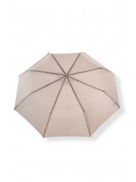 Зонт полуавтомат бежевого цвета 102 208433C Зонт полуавтомат бежевого цвета 102 208433C
