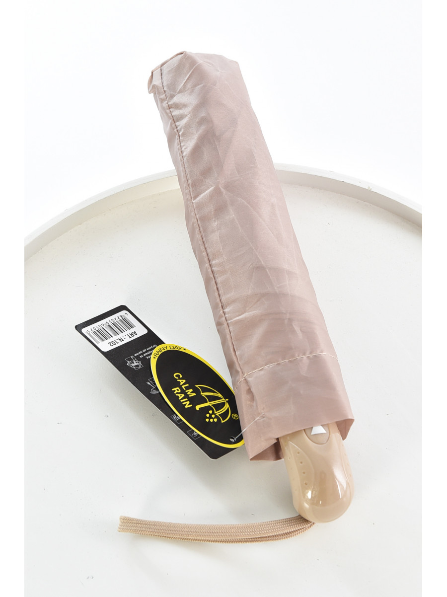 Зонт полуавтомат бежевого цвета 102 208433C