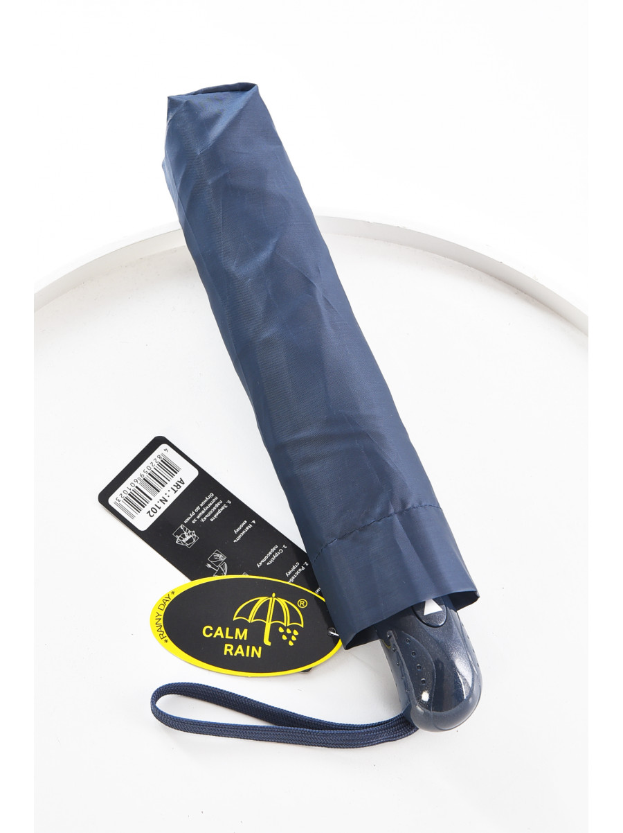 Зонт полуавтомат тёмно-синего цвета 102 208435C