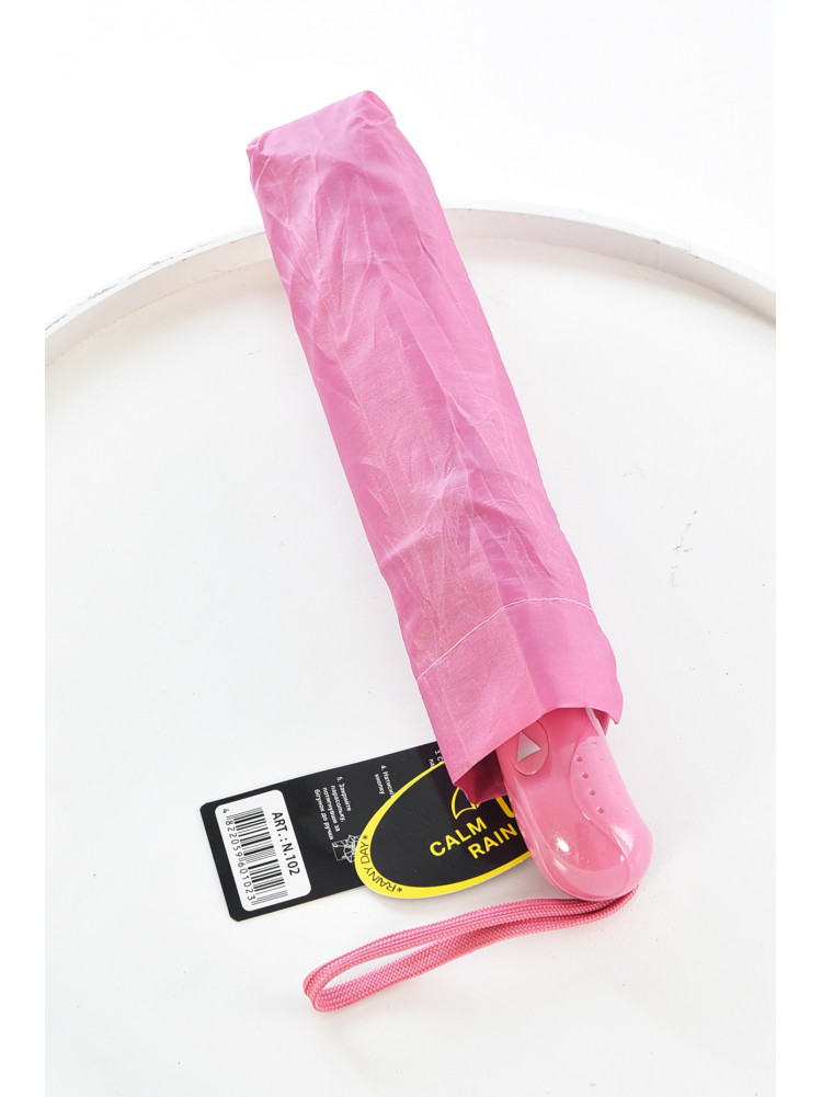 Зонт полуавтомат розового цвета 102 208436C