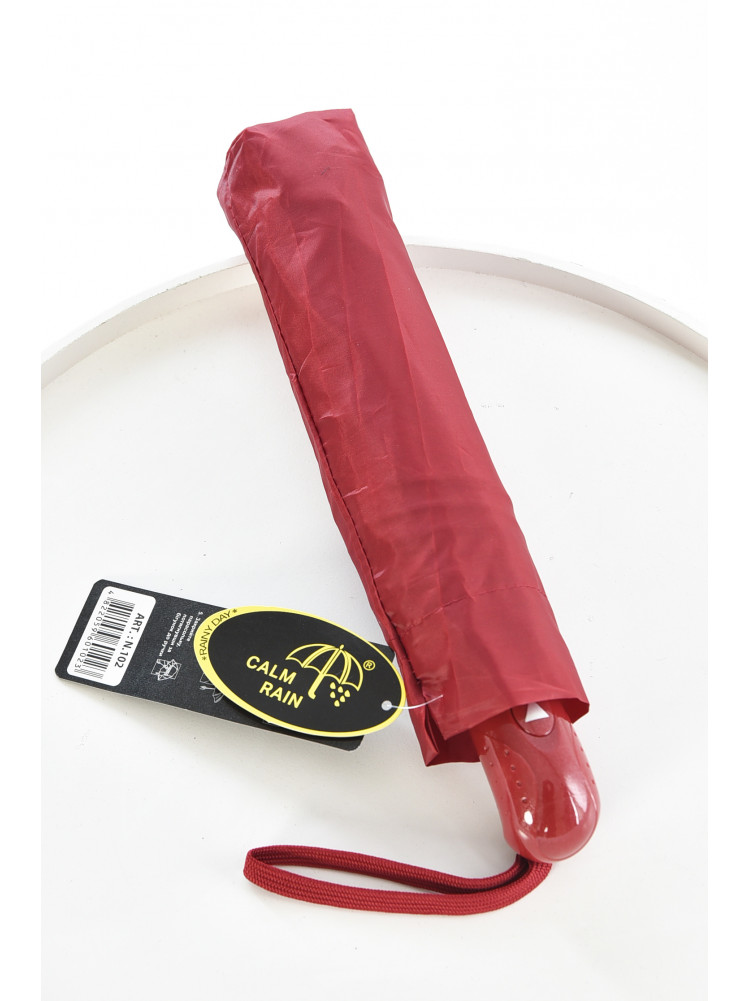 Зонт полуавтомат красного цвета 102 208437C