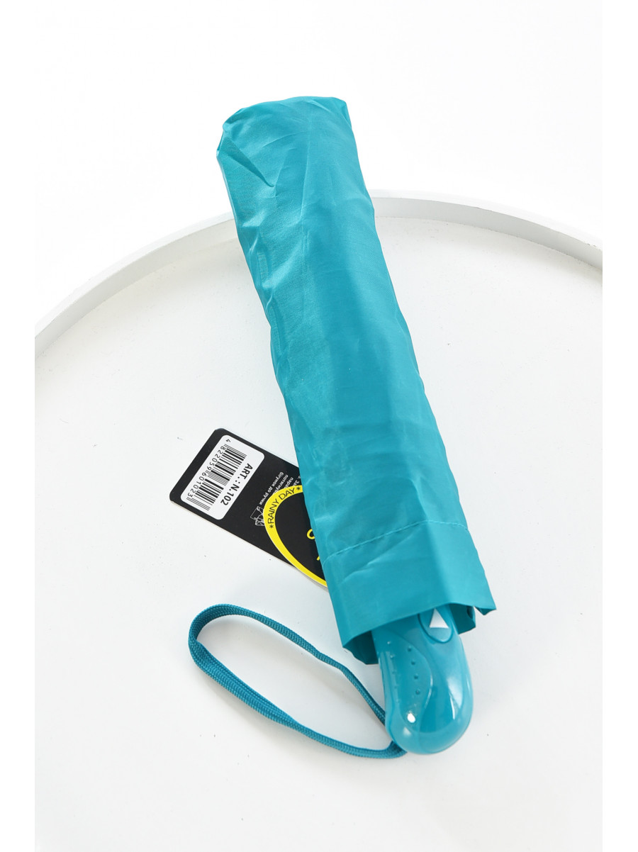 Зонт полуавтомат изумрудного цвета 102 208439C