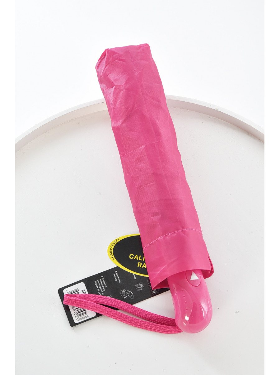 Зонт полуавтомат малинового цвета 102 208440C