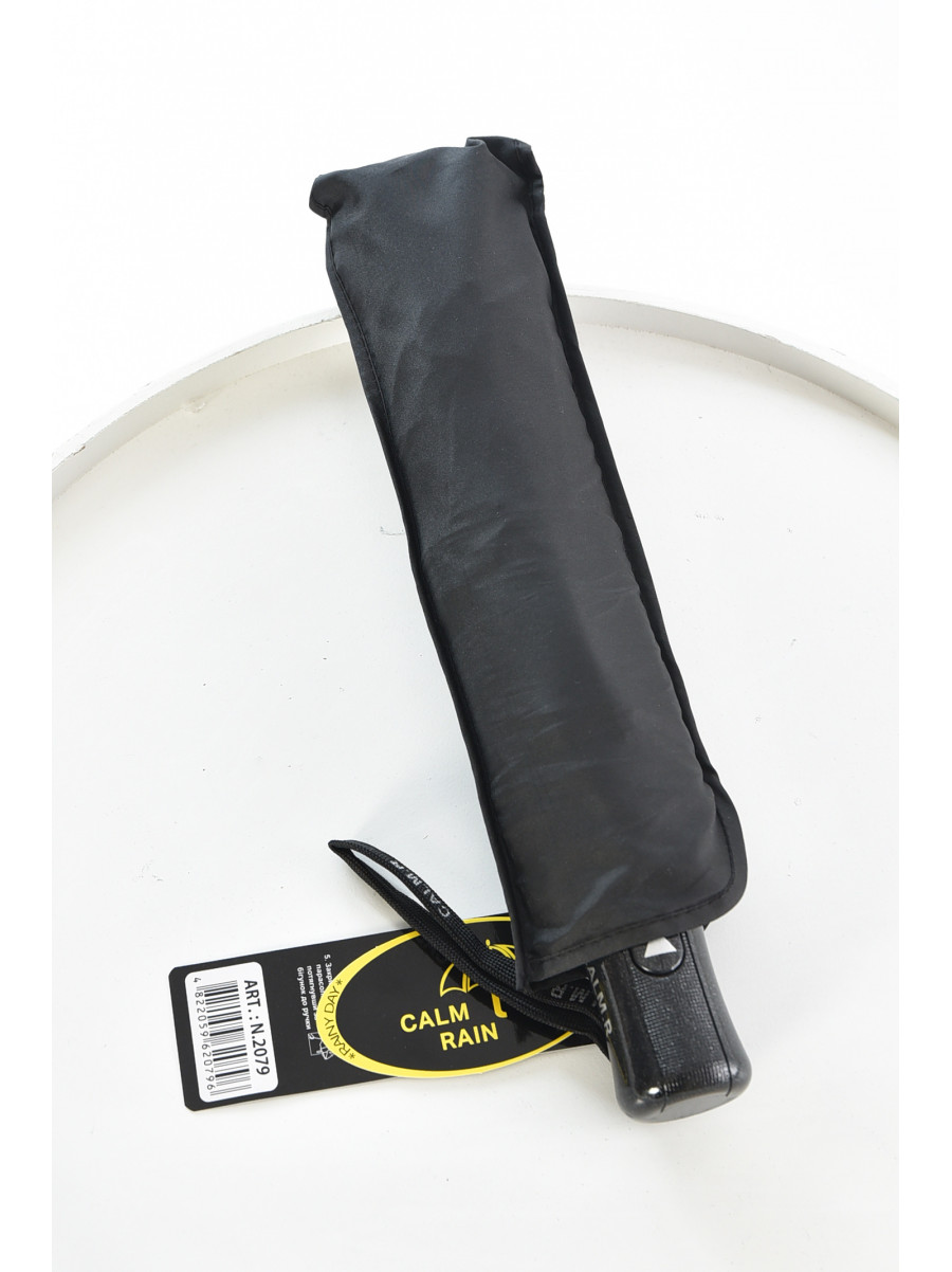 Зонт полуавтомат черного цвета 2079 208442C