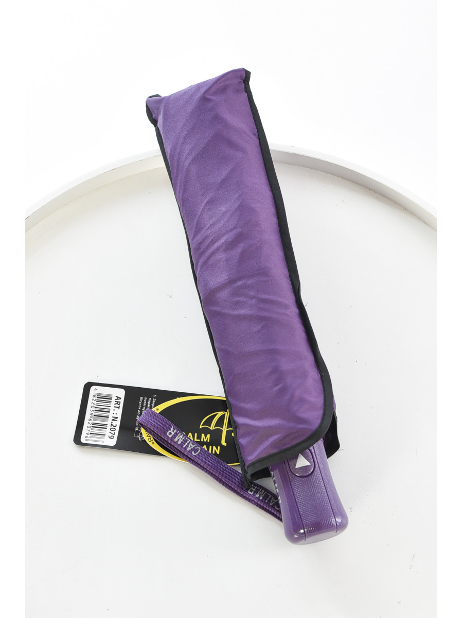 Зонт полуавтомат тёмно-фиолетового цвета 2079 208445C