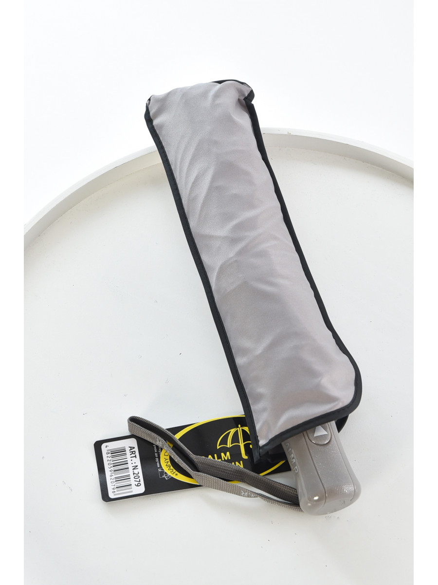 Зонт полуавтомат серого цвета 2079 208446C