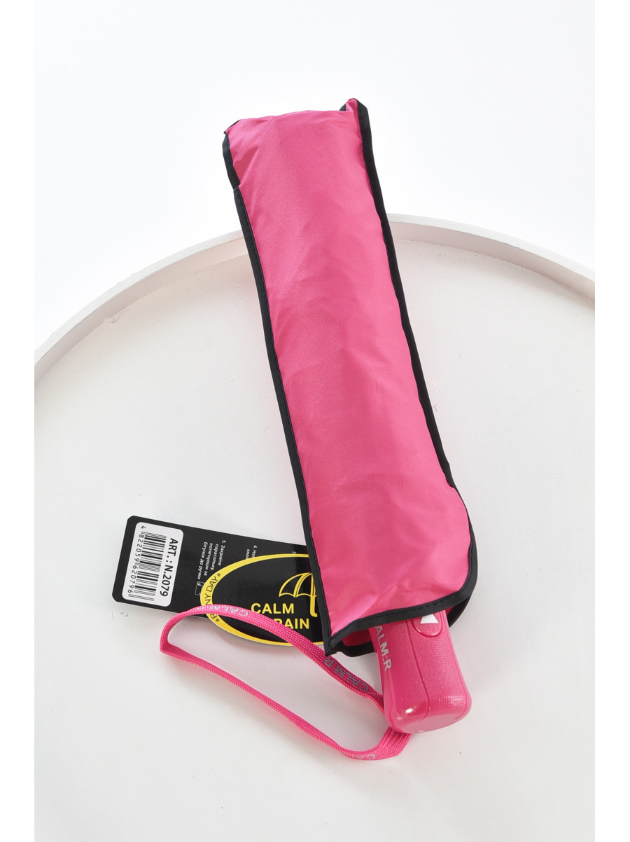 Зонт полуавтомат малинового цвета 2079 208450C