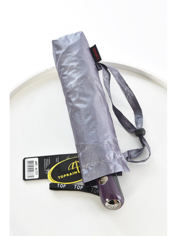 Зонт полуавтомат тёмно-сиреневого цвета 777 208462C