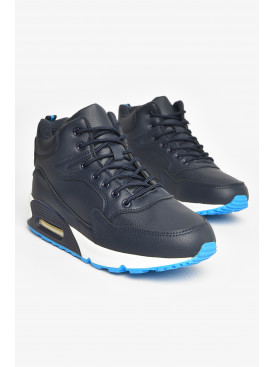 Кроссовки мужские зимние темно-синего цвета А802-5L 208464C Кроссовки мужские зимние темно-синего цвета А802-5L 208464C
