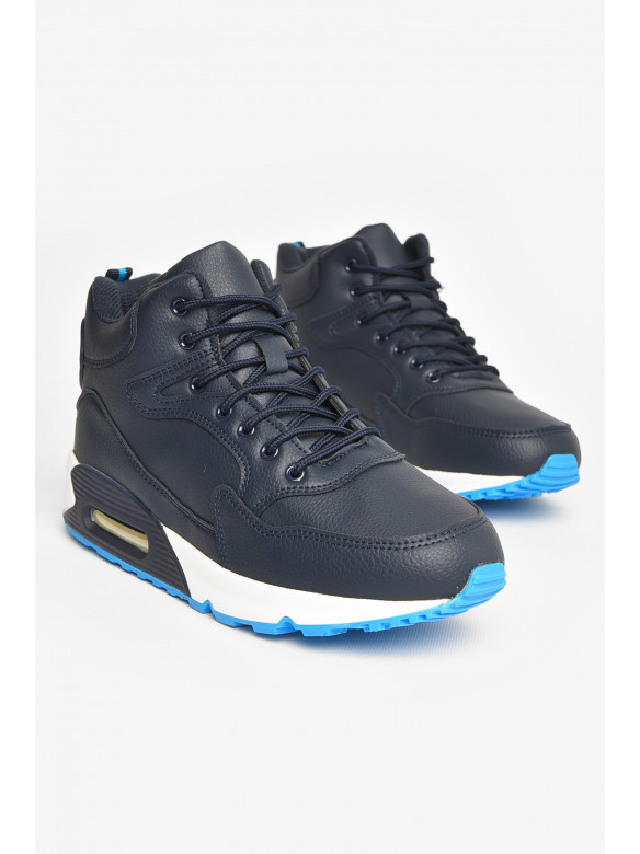 Кросівки чоловічі зимові темно-синього кольору А802-5L 208464C