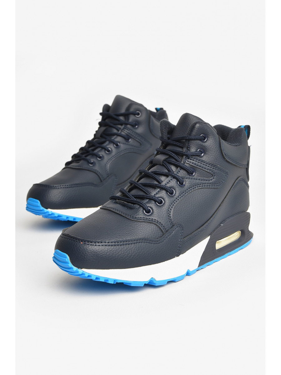 Кросівки чоловічі зимові темно-синього кольору А802-5L 208464C