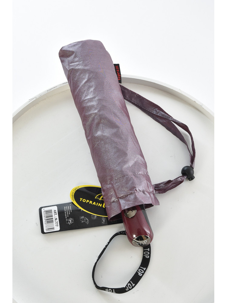 Зонт полуавтомат тёмно-фиолетового цвета 777 208466C