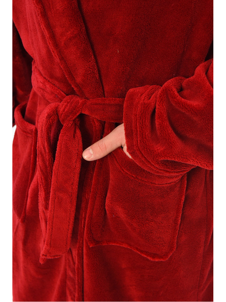 Халат мужской махровый бордового цвета 7711 208486C