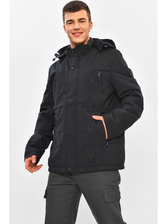 Куртка мужская демисезонная тёмно-синего цвета L-9159AL 208490C