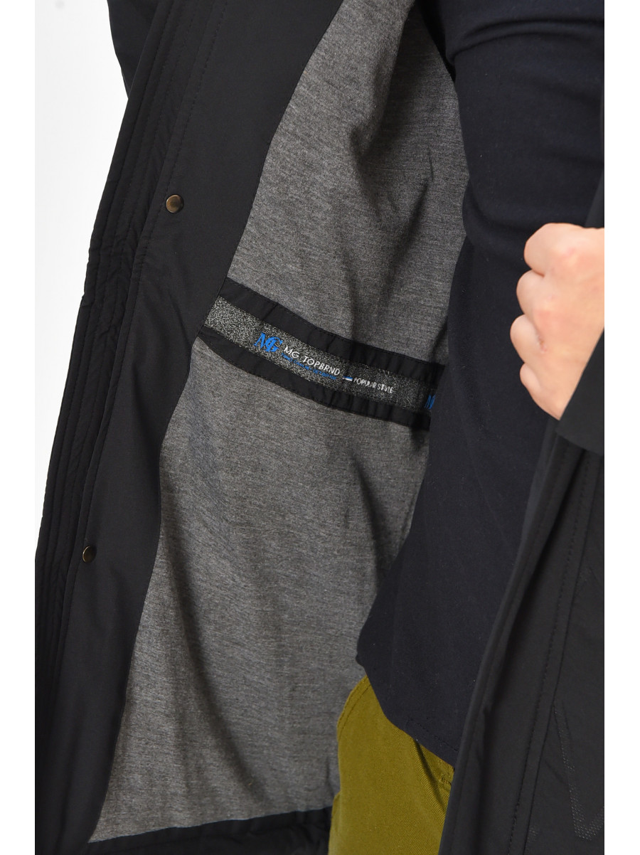 Куртка мужская демисезонная тёмно-синего цвета L-9159AL 208490C