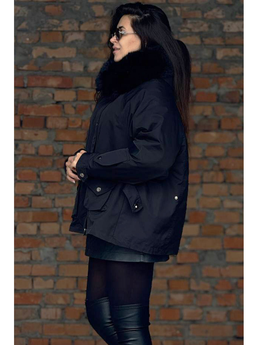 Куртка жіноча чорного кольору 1060 208492C