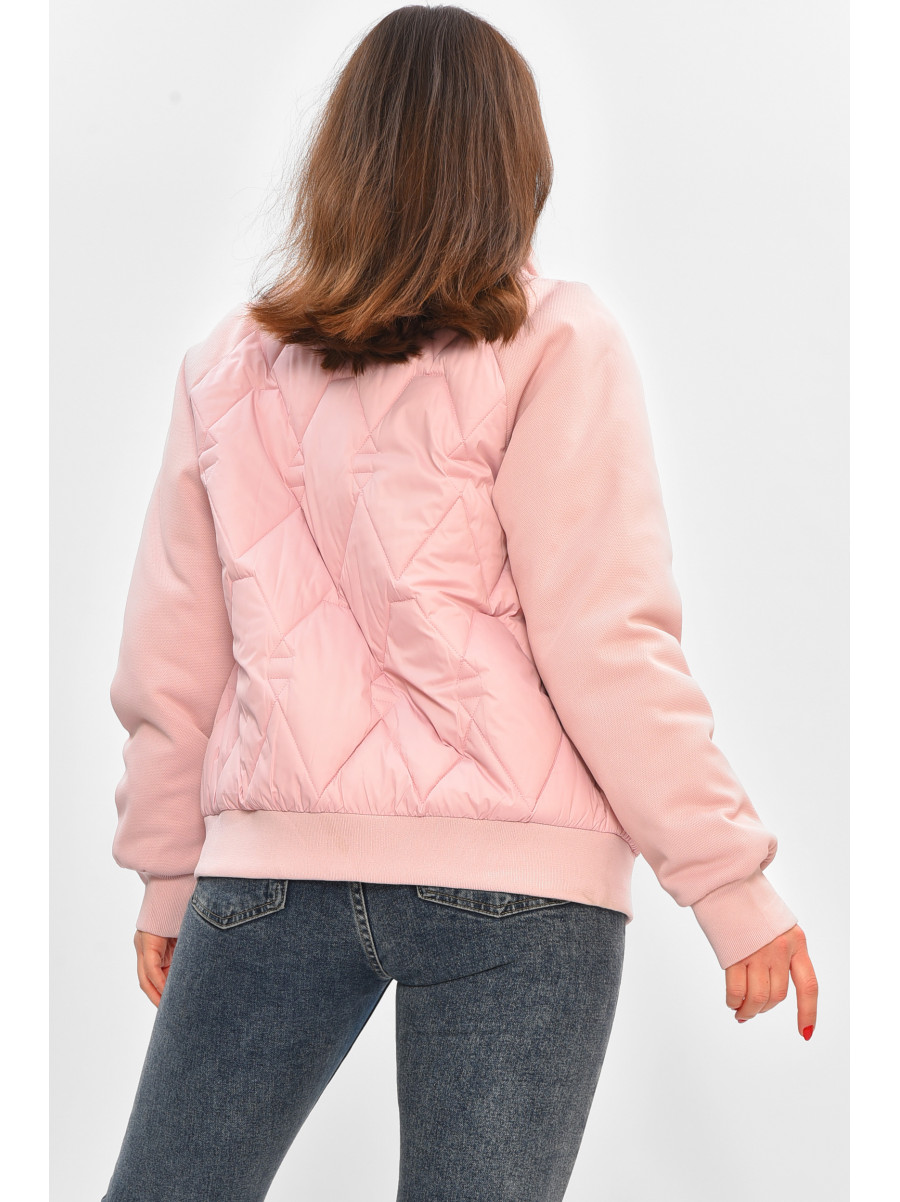 Куртка жіноча демісезонна рожевого кольору 191 208507C