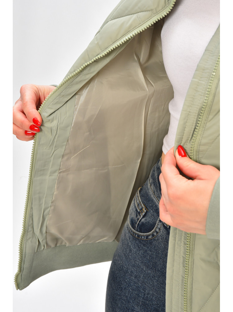 Куртка жіноча демісезонна м'ятного кольору 191 208508C