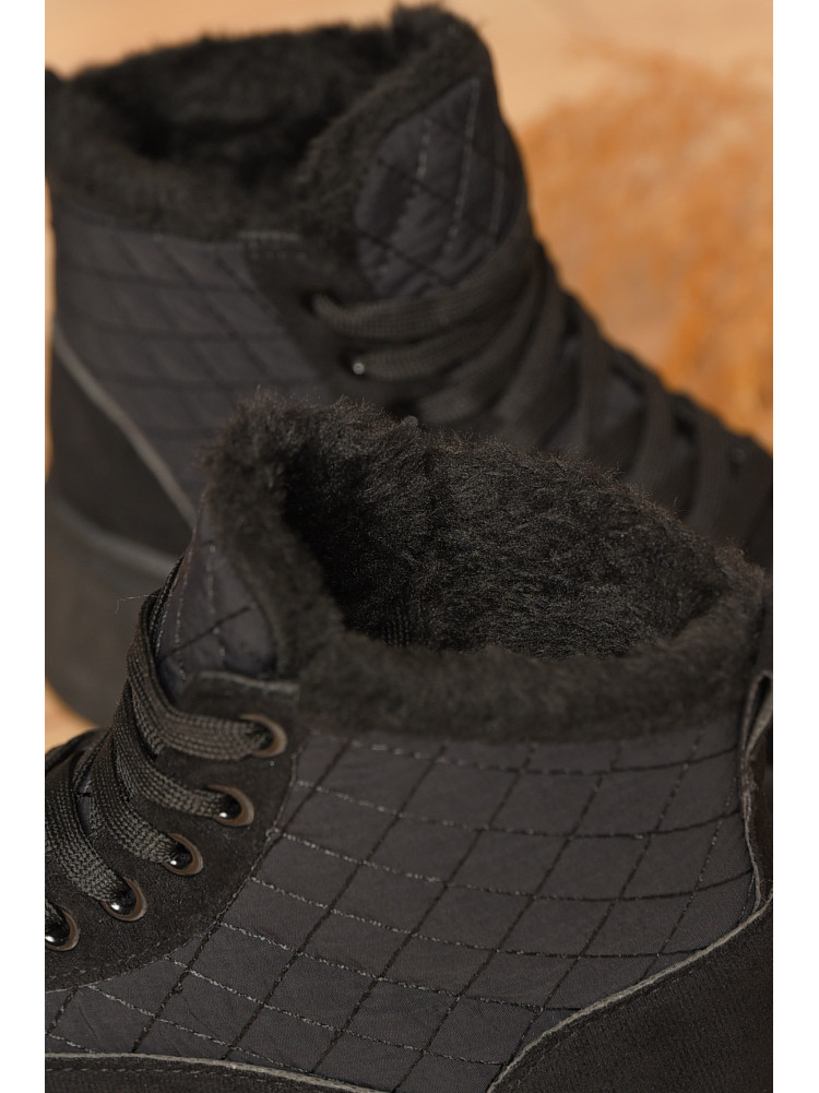 Ботинки женские зимние черного цвета 2024-20-2 208509C