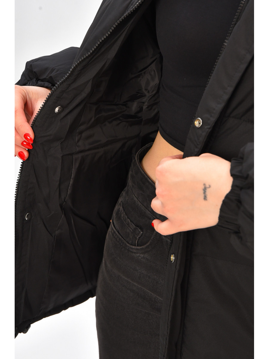 Куртка жіноча демісезонна чорного кольору 521 208511C