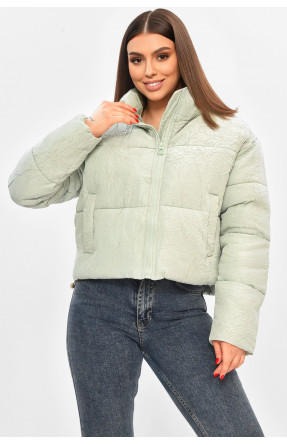 Куртка жіноча демісезонна м'ятного кольору 17279 208513C