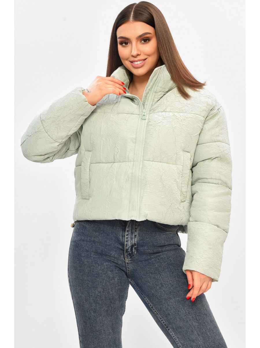 Куртка жіноча демісезонна м'ятного кольору 17279 208513C