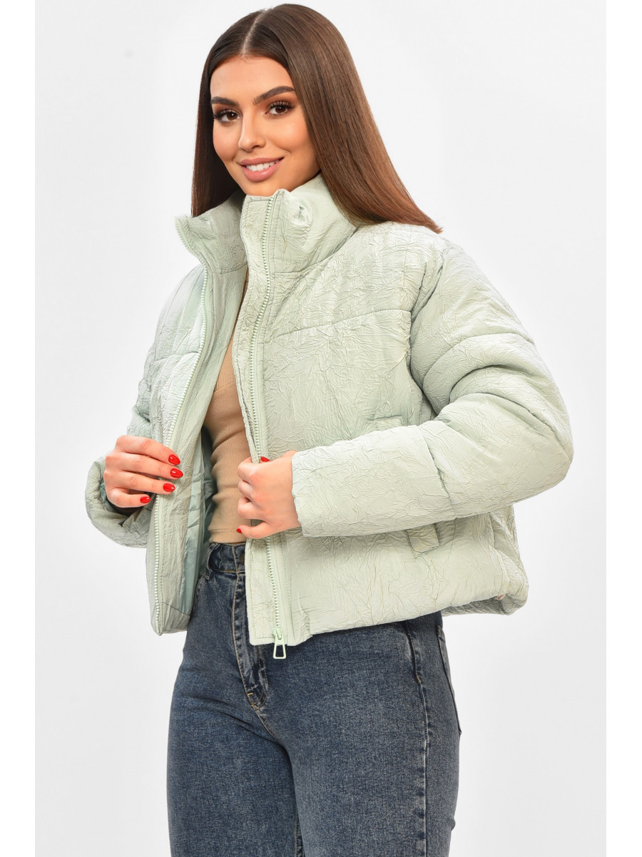 Куртка жіноча демісезонна м'ятного кольору 17279 208513C