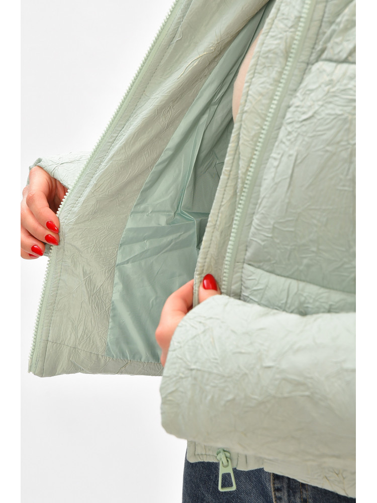Куртка жіноча демісезонна м'ятного кольору 17279 208513C
