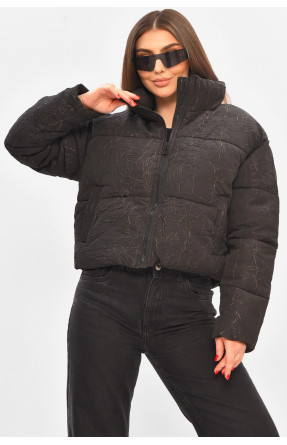 Куртка жіноча демісезонна чорного кольору 17279 208515C