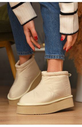 Угги женские на меху светло-бежевого цвета А808-13 208518C