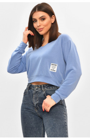 Світшот жіночий блакитного кольору 208522C