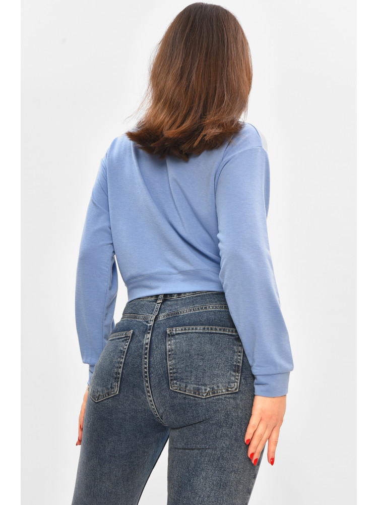 Світшот жіночий блакитного кольору 208522C