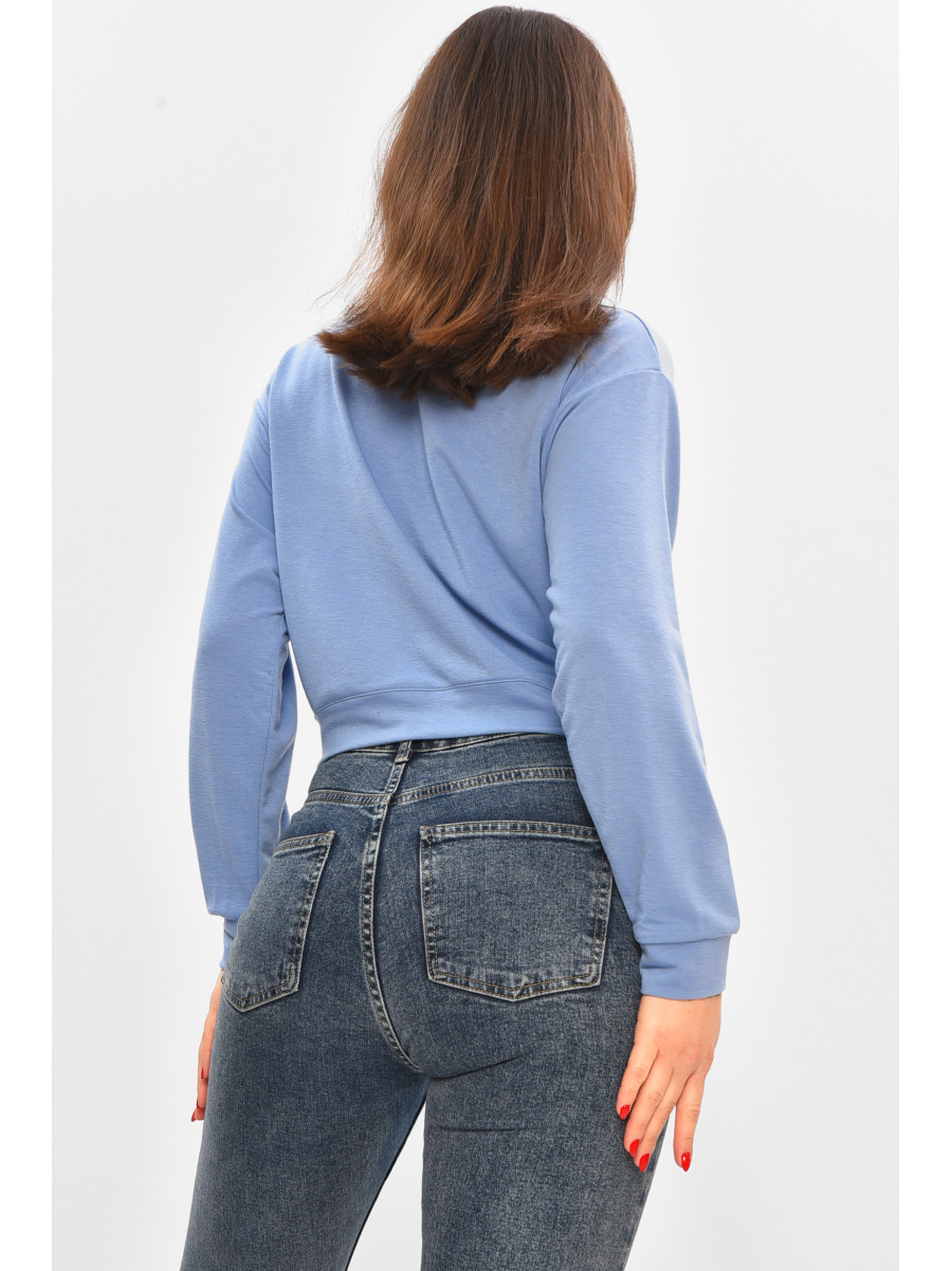 Світшот жіночий блакитного кольору 208522C