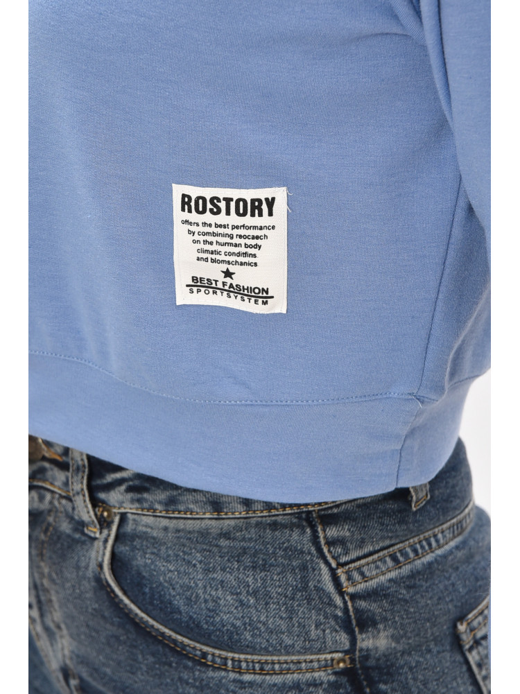 Світшот жіночий блакитного кольору 208522C