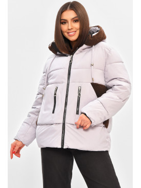 Куртка жіноча демісезонна світло-бузкового кольору 2313 208525C