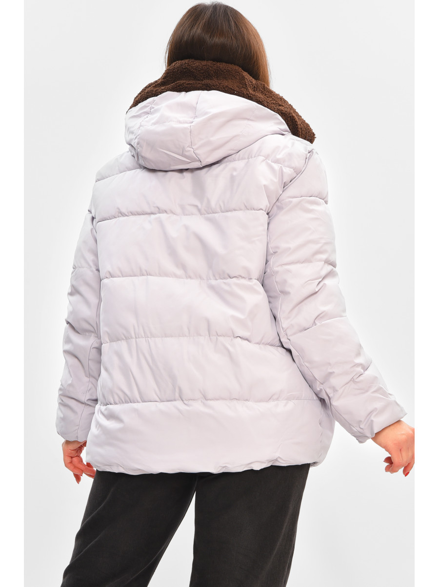 Куртка жіноча демісезонна світло-бузкового кольору 2313 208525C