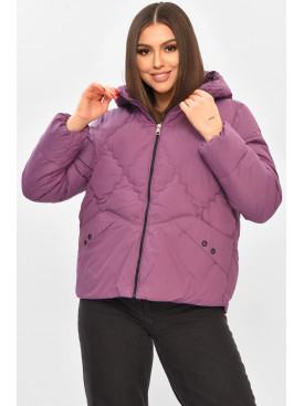 Куртка женская демисезонная фиолетового цвета 8032 208527C